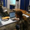 Image: Jakub at full swing telemanipulating the microbeads