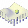 Image: Force field derived from a static potential field